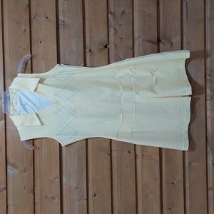 Nike golf 1 piece shirt skort small Yellow